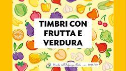 timbri con frutta e verdura