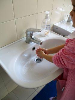 La routine in bagno