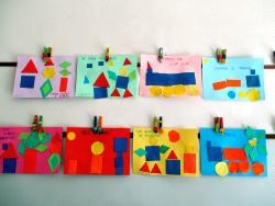Un quadro con le forme
